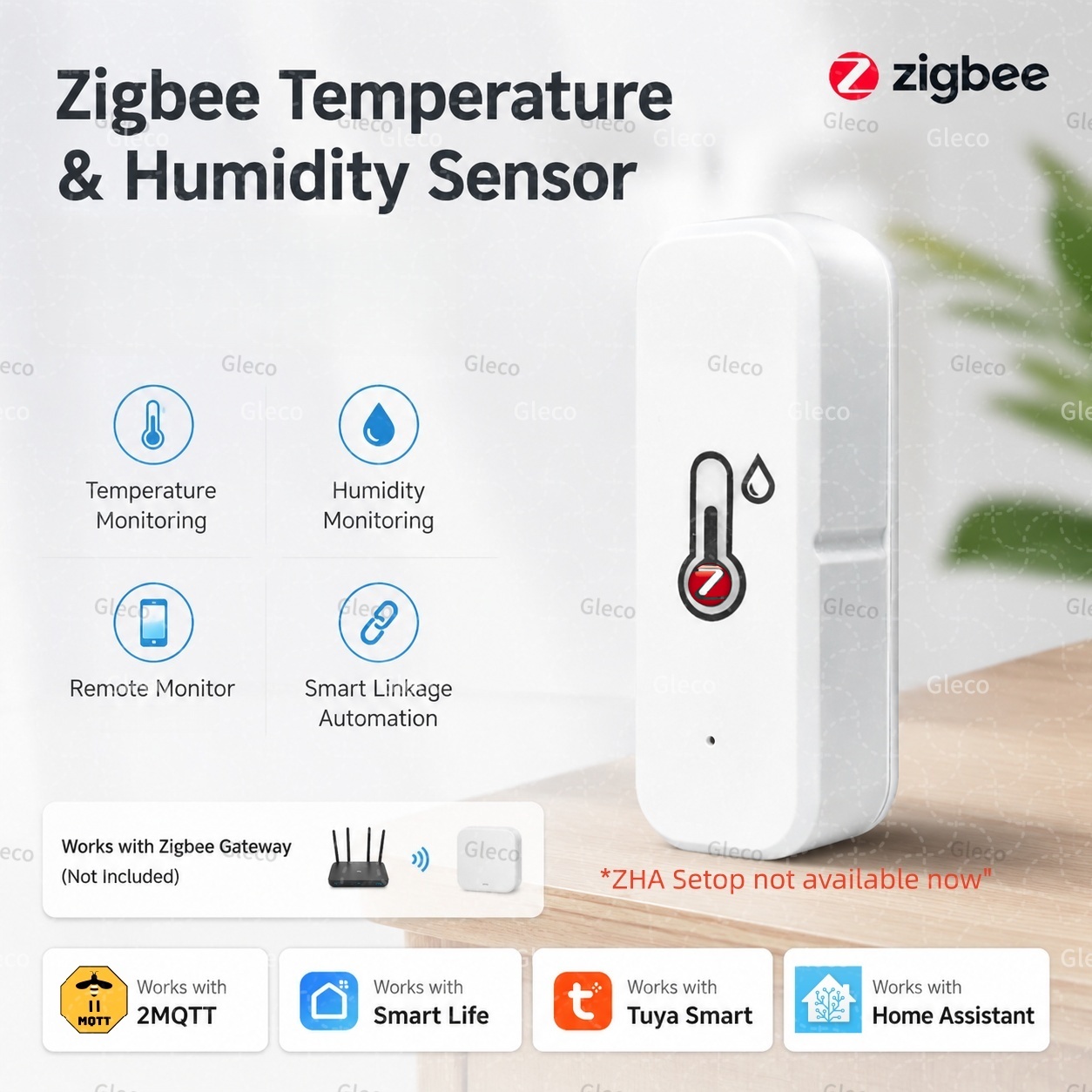 Digital Hygrometer Probe - Tuya Zigbee 3.0 Mini Sıcaklık ve