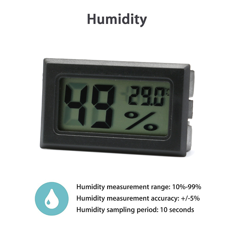 Mini dijital nem ölçer termome - Digital Hygrometer Probe incelemesi ve fiyatı