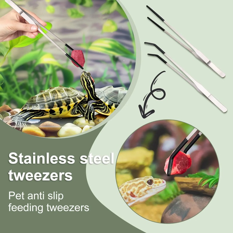 2 adet paslanmaz çelik cımbız  - Water Dish Reptile incelemesi ve fiyatı